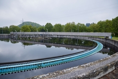 Level measurement, sewer system, wastewater treatment plant, application picture Level measurement, sewer system, wastewater treatment plant