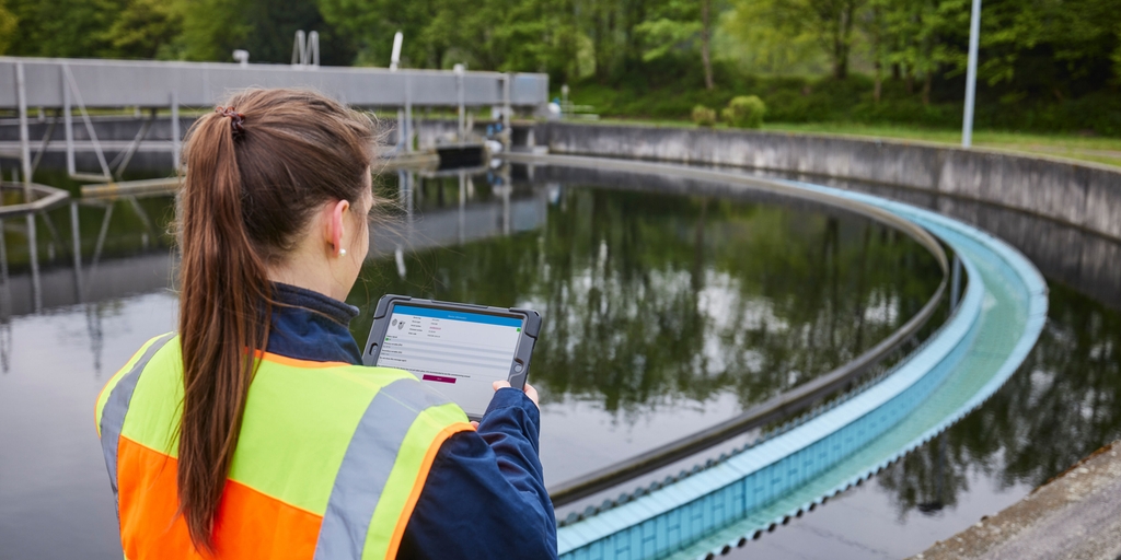 Level measurement, sewer system, wastewater treatment plant, application picture Level measurement, sewer system, wastewater treatment plant